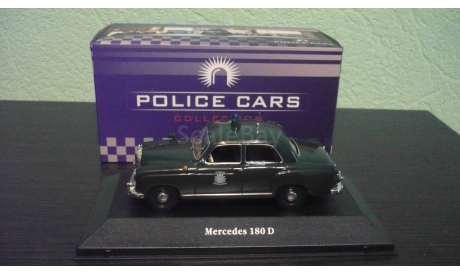 Mercedes 180D Polizei Deutschland 1953, масштабная модель, Mercedes-Benz, Atlas, scale43