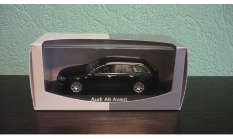 Audi A6 Avant (C6) black, масштабная модель, Minichamps, 1:43, 1/43