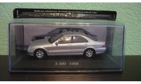 Mercedes-Benz S500 W220 1998, масштабная модель, Altaya, scale43