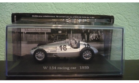 Mercedes-Benz W154 #18 formula 1 1939 Hermann Lang, масштабная модель, Altaya, scale43