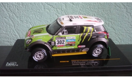 Mini All 4 Racing  #302  Rally Dakar  2013, масштабная модель, Mini Cooper, IXO Rally (серии RAC, RAM), 1:43, 1/43