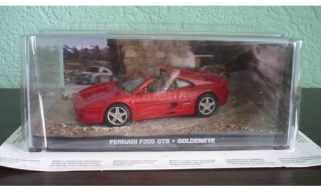 FERRARI  F355 GTS 1995 ’GOLDENEYE’, масштабная модель, The James Bond Car Collection (Автомобили Джеймса Бонда), scale43