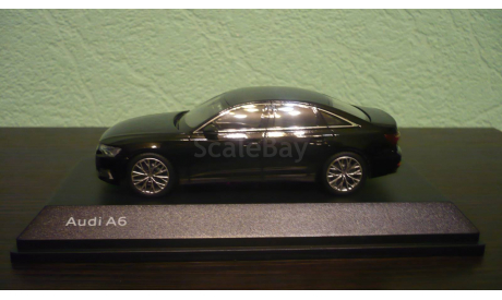 Audi A6 (C8)   2018 black, масштабная модель, iScale, 1:43, 1/43