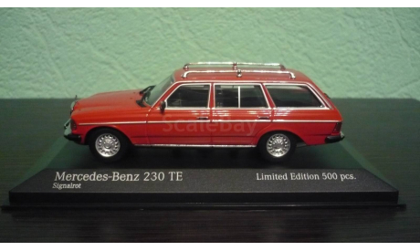 Mercedes-Benz 230 TE W123  S123 1982 red, масштабная модель, Minichamps, scale43