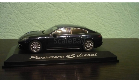 Porsche Panamera 4S diesel 2 поколение 2016, масштабная модель, Herpa, scale43