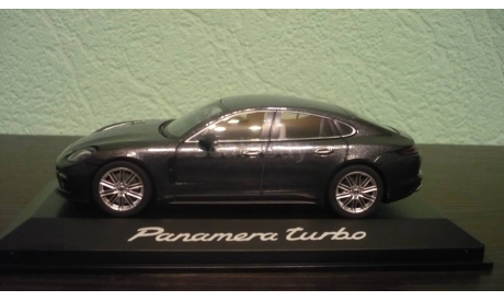 Porsche Panamera Turbo 2 поколение 2016, масштабная модель, Herpa, 1:43, 1/43