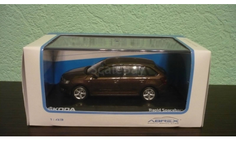 SKODA RAPID SPACEBACK 2014, масштабная модель, Škoda, Abrex, scale43