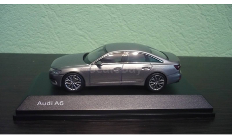 Audi A6 (C8) limousine 2018 taifun grey, масштабная модель, iScale, scale43