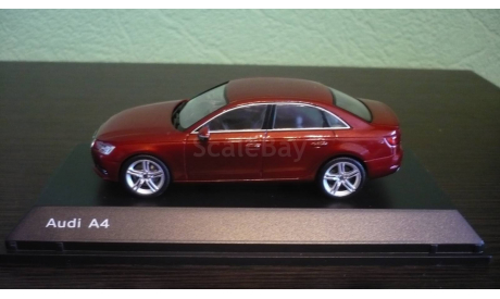 Audi A4 (B9) matador red, масштабная модель, Spark, 1:43, 1/43