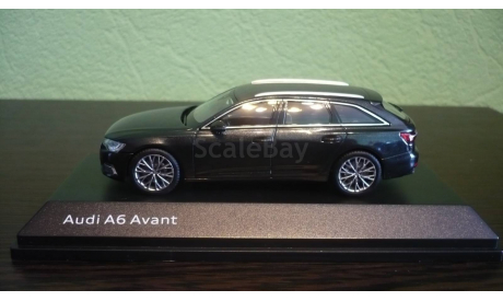 Audi A6 Avant (C8) 2018 vesuv gray, масштабная модель, iScale, scale43