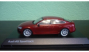 Audi A5 Sportback  (B9)   matador red, масштабная модель, Spark, scale43