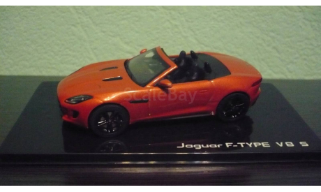 Jaguar F-Type V8-S Cabriolet   Firesand, масштабная модель, IXO Road (серии MOC, CLC), scale43