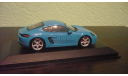 Porsche 718 Cayman S 2016 lightblue, масштабная модель, Minichamps, scale43