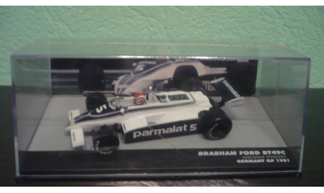 Brabham Ford BT49C GP Deutschland, Weltmeister Piquet 1981, масштабная модель, Altaya F1, scale43