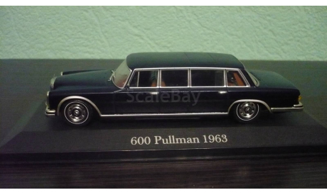 Mercedes 600 Pullman 1963, масштабная модель, Mercedes-Benz, Altaya, scale43