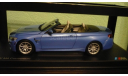 BMW M4 F83 Convertible  2015 blue  1:18, масштабная модель, Paragon Models, 1/18