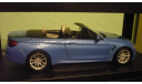 BMW M4 F83 Convertible  2015 blue  1:18, масштабная модель, Paragon Models, 1/18