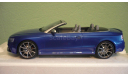 Audi RS5 Convertible 2012-2015 bluemetallic    1:18, масштабная модель, GT Spirit, scale18