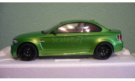 BMW 1series M Coupe E82 2013 greenmetallic   1:18, масштабная модель, GT Spirit, 1/18