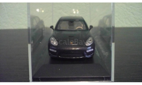 Porsche Panamera Turbo S  2014 карбоновый серый, масштабная модель, Minichamps, scale43