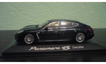 Porsche Panamera 4S Executive  2014 темный синий, масштабная модель, Minichamps, scale43