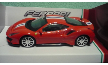 Ferrari 488 Pista, масштабная модель, BBurago, 1:43, 1/43