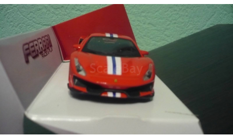 Ferrari 488 Pista, масштабная модель, BBurago, 1:43, 1/43