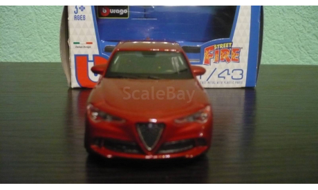 Alfa Romeo Stelvio, масштабная модель, BBurago, 1:43, 1/43