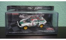 Lancia Stratos HF #1 Winner Rallye Monte Carlo 1977, масштабная модель, Altaya Rally, scale43