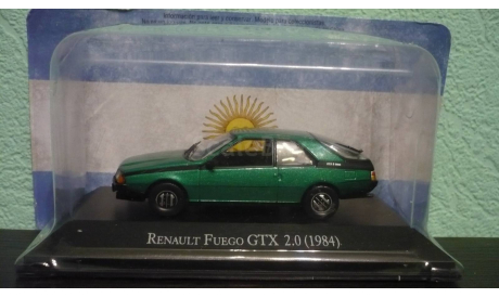 Renault Fuego GTX 2.0 1984, масштабная модель, Altaya, 1:43, 1/43