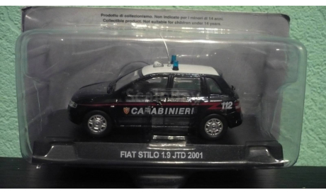 Fiat Stilo 1.9 JTD Carabinieri 2001, масштабная модель, Altaya, 1:43, 1/43