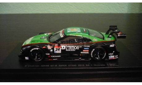 Nissan GT-R #24 Super GT500 Series  2015, масштабная модель, Ebbro, scale43