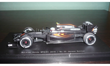 McLaren MP4-31 #22  2016 Jenson Button, масштабная модель, Ebbro, scale43