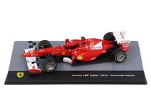 Ferrari 150th Italia #5 2011 Fernando Alonso, масштабная модель, Altaya F1, 1:43, 1/43