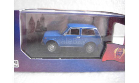 ВАЗ 2121 НИВА синяя 1981 IXO IST075, масштабная модель, IST Models, scale43