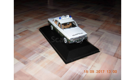 Газ 24 Волга Volkspolizei 1973 IST 1:43 IST041, масштабная модель, 1/43