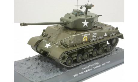 M4A3E8 Sherman Easy Eight ИЗ БОНУСНОГО ВЫПУСКА IXO/ALTAYA 1/43 ТОЛЬКО У НАС В ПРОДАЖЕ!!!, масштабная модель, scale43, IXO Танки