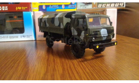 КАМАЗ 4350 КАМУФЛЯЖ ЭЛЕКОН, масштабная модель, 1:43, 1/43