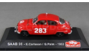 SAAB 96 RALLY MONTE CARLO ATLAS EDITION 1/43 УЦЕНКА!!!БРАК ЛКП!!!, журнальная серия масштабных моделей, 1:43