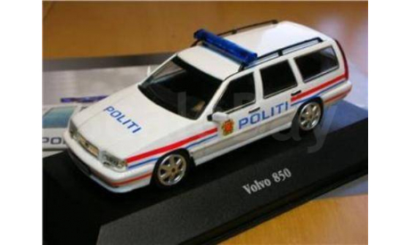 VOLVO 850 POLICE CAR COLLECTION ATLAS EDITION 1/43, журнальная серия масштабных моделей, 1:43