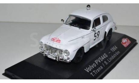 VOLVO PV-544 RALLY MONTE CARLO ATLAS EDITION 1/43 УЦЕНКА!!!НЕТ ОДНОГО ЗЕРКАЛА!!!, журнальная серия масштабных моделей, 1:43