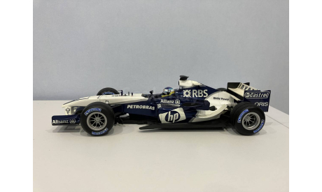 1/18 F1 BMW Williams FW27 N. Heidfeld 2005, масштабная модель, Hot Wheels, scale18