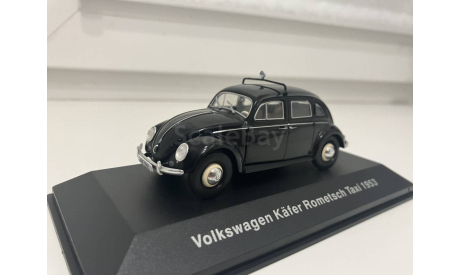 1/43 VW Volkswagen Kafer Rometsch Taxi 1953, масштабная модель, Altaya, scale43