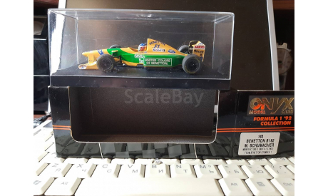 BENETTON B192 M.SCHUMACHER 1992 ONYX 1/43, масштабная модель, scale43, FORMULA 1