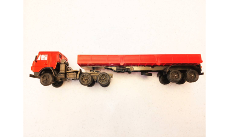 КАМАЗ-5410 СЕДЕЛЬНЫЙ ТЯГАЧ С ПОЛУПРИЦЕПОМ, масштабная модель, АРЕК, 1:43, 1/43