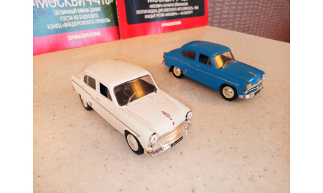 МАСШТАБНЫЕ МОДЕЛИ АВТОМОБИЛЕЙ МОСКВИЧ-403 И МОСКВИЧ -407, масштабная модель, Автолегенды СССР журнал от DeAgostini, 1:43, 1/43