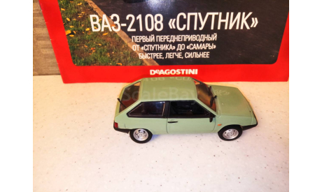 МОДЕЛЬ  АВТО  ВАЗ-2108 СПУТНИК С КУЗОВОМ  ХЭТЧБЕК, масштабная модель, Автолегенды СССР журнал от DeAgostini, 1:43, 1/43