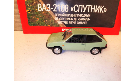МОДЕЛЬ  АВТО  ВАЗ-2108 СПУТНИК С КУЗОВОМ  ХЭТЧБЕК, масштабная модель, Автолегенды СССР журнал от DeAgostini, 1:43, 1/43