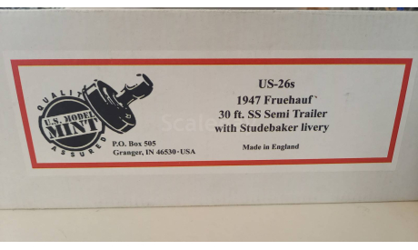 Полуприцеп Fruehauf 1947, масштабная модель, U. S. Model mint, scale43