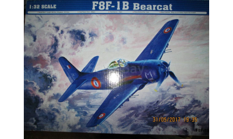 Самолёт Биркет ф8ф-1б, сборные модели авиации, scale32, трумпетер/trumpeter, Bearcat F8F-1B